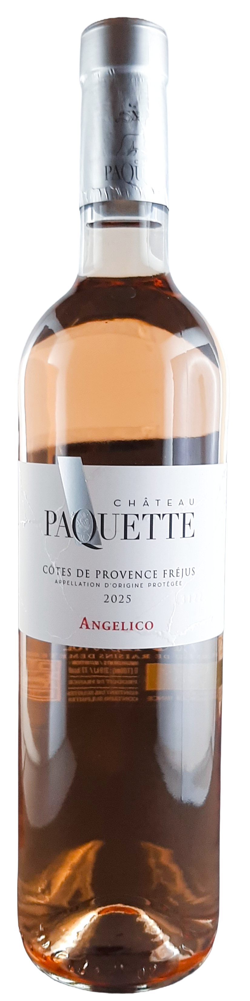 2025 Château Paquette -Cuvée Angelico rosé AOP, Côtes de Provence Fréjus